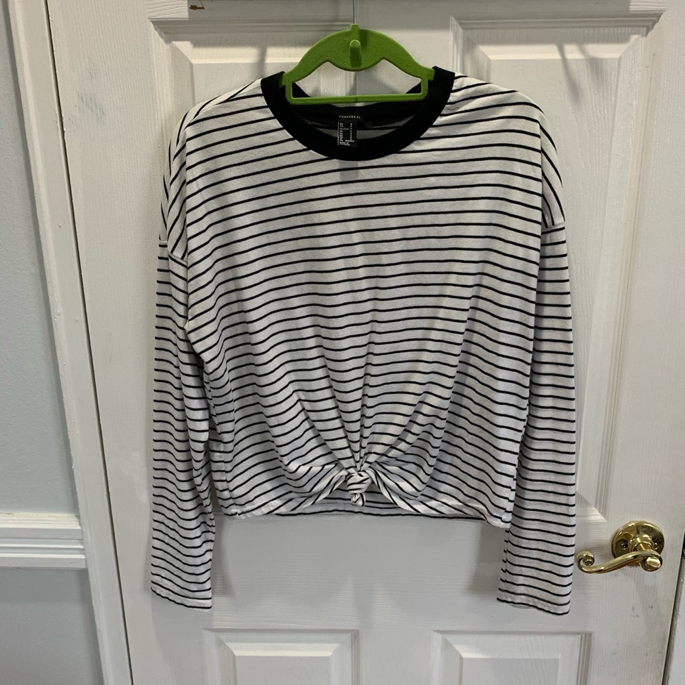 long sleeve striped t-shirt